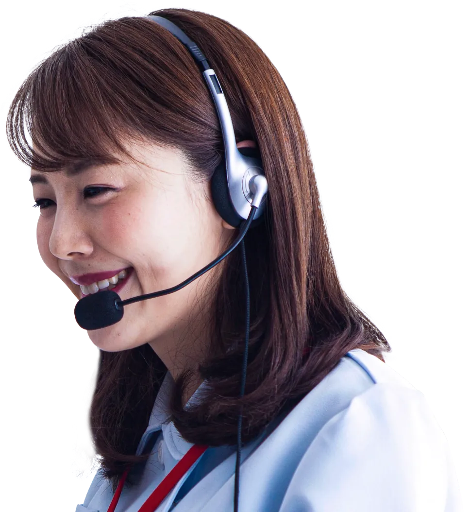 夜間オンコールの対応女性