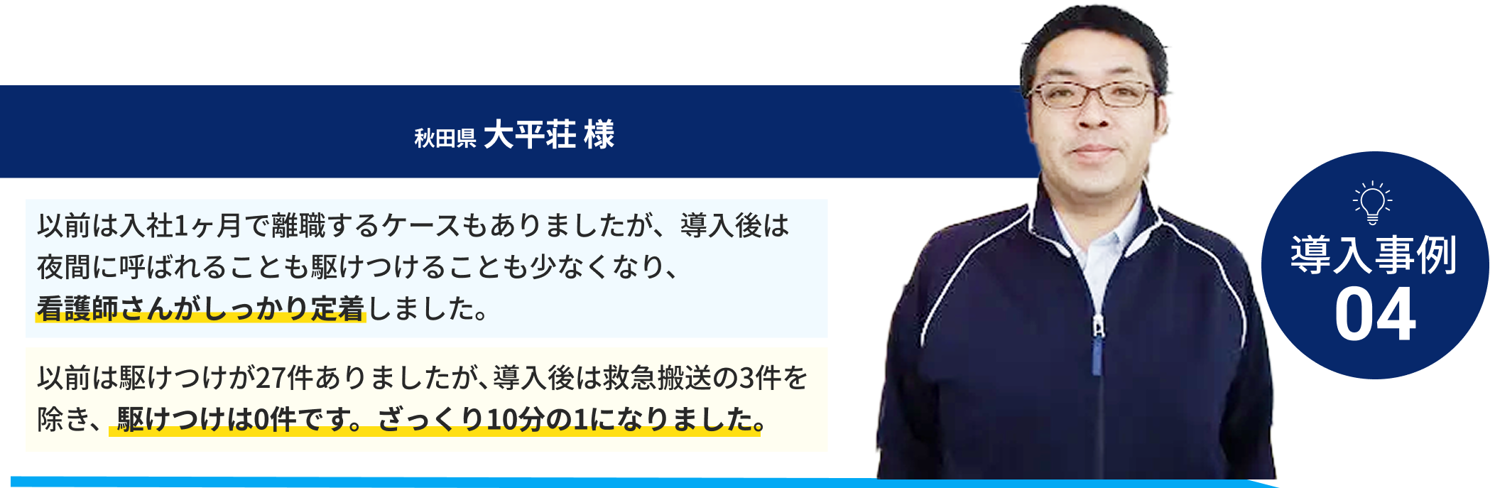 導入実績04: 秋田県  大平荘 様